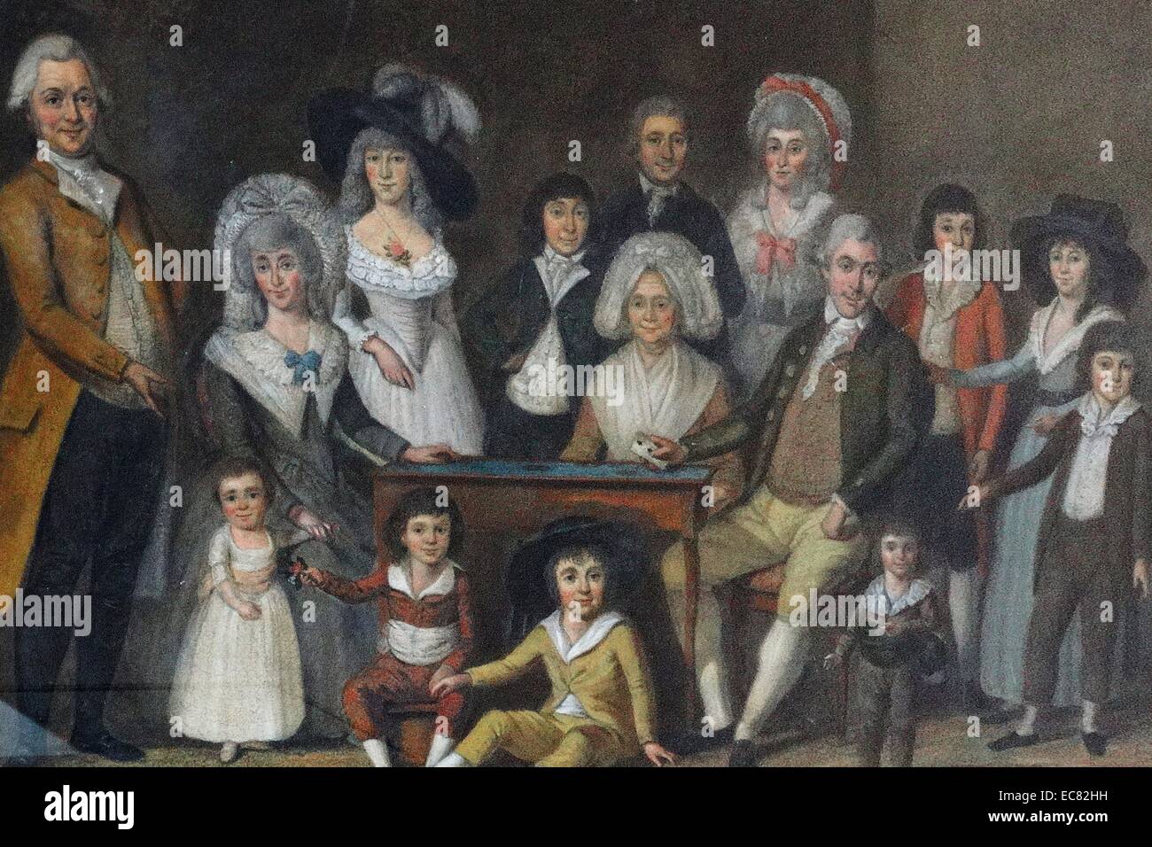 family portrait for the Dutch Jewish, family of Moses Saloman Asser