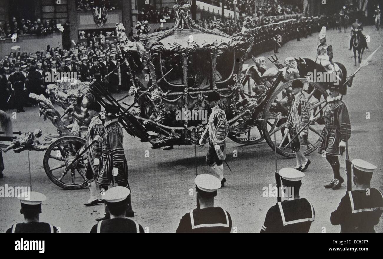 Coronation procession of King George IV (1762-1830) king of the United ...
