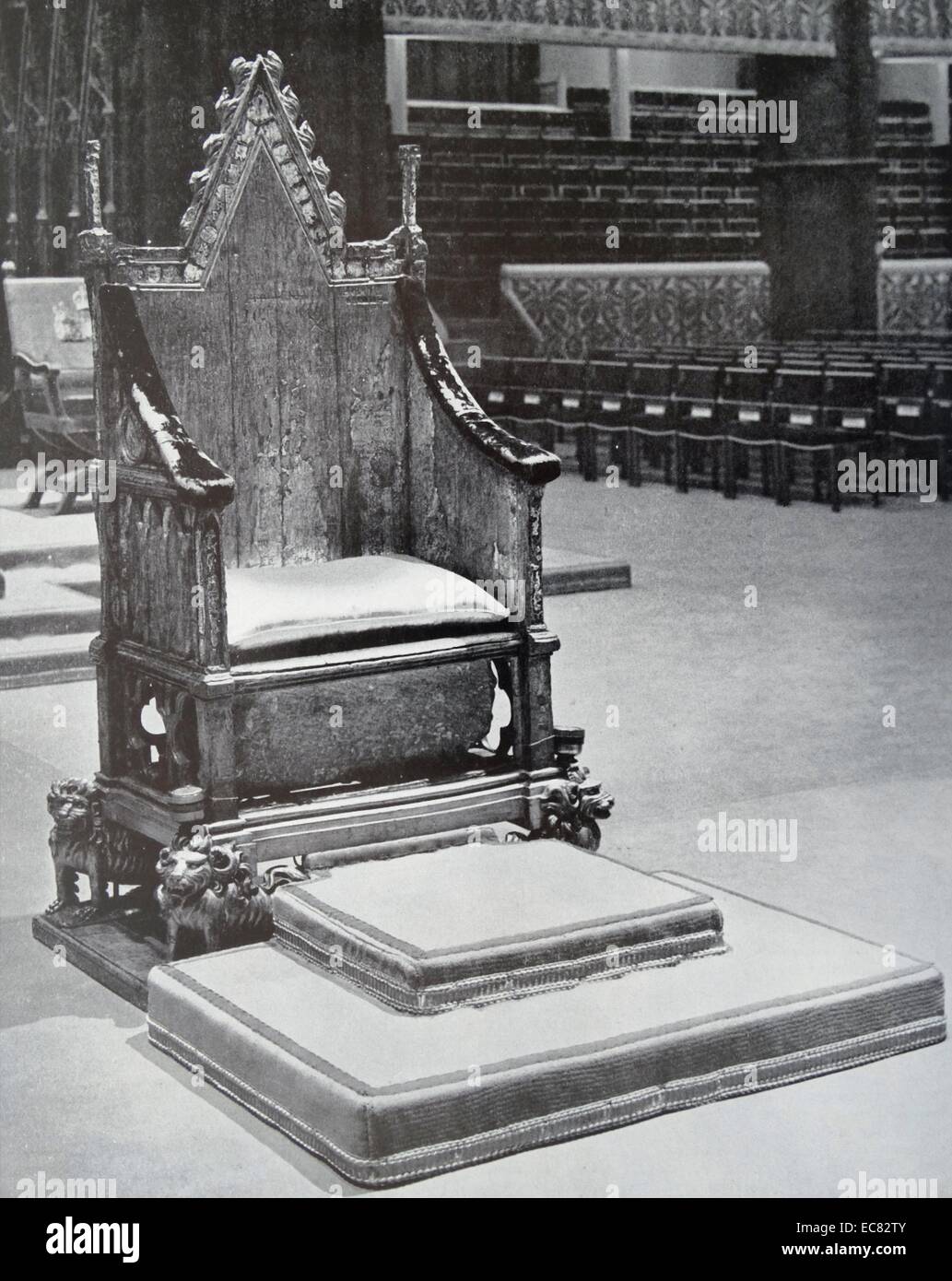 Coronation chair westminster abbey hires stock photography and images