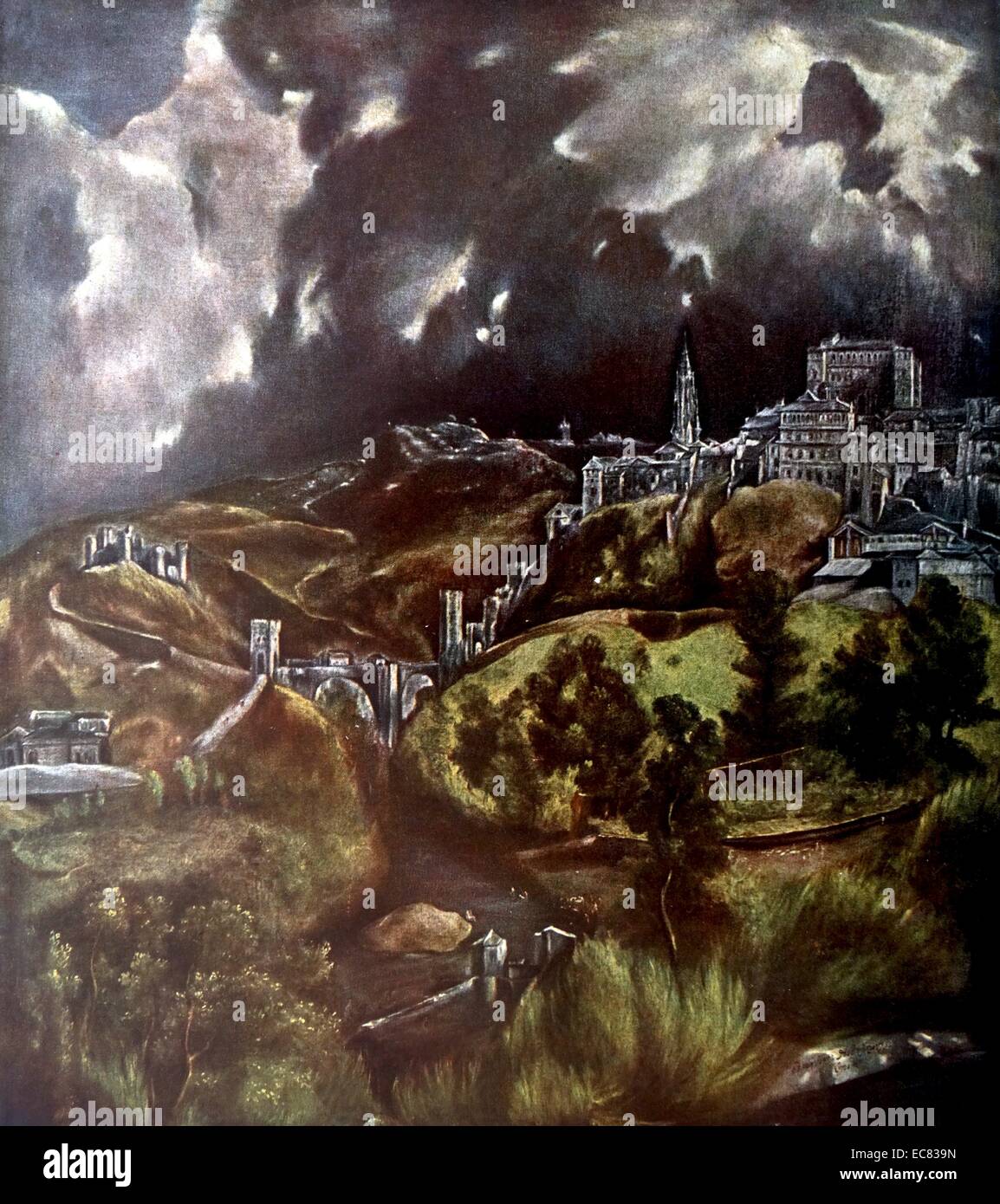 El Greco View Of Toledo Stock Photos & El Greco View Of Toledo Stock ...