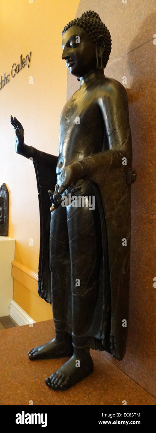 Sultanganj buddha statue gupta copper bihar north india art hires