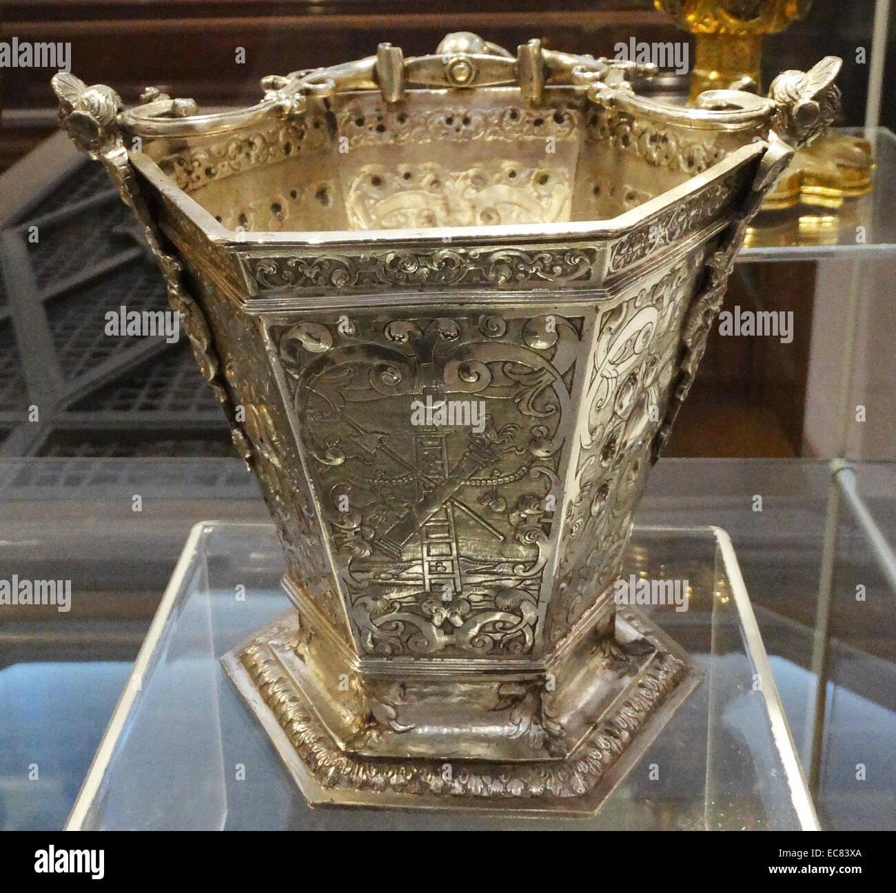 Situla or Holy Water bucket made with silver. Augsburg (Germany) 1580