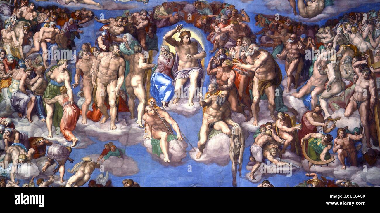 Last judgement michelangelo hi-res stock photography and images - Alamy