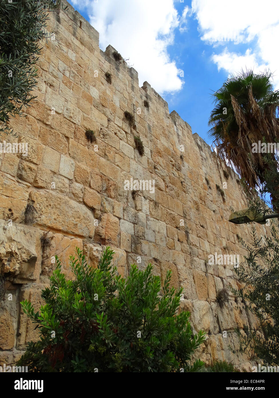 City Walls of Jerusalem Israel. The Walls of Jerusalem surround the old