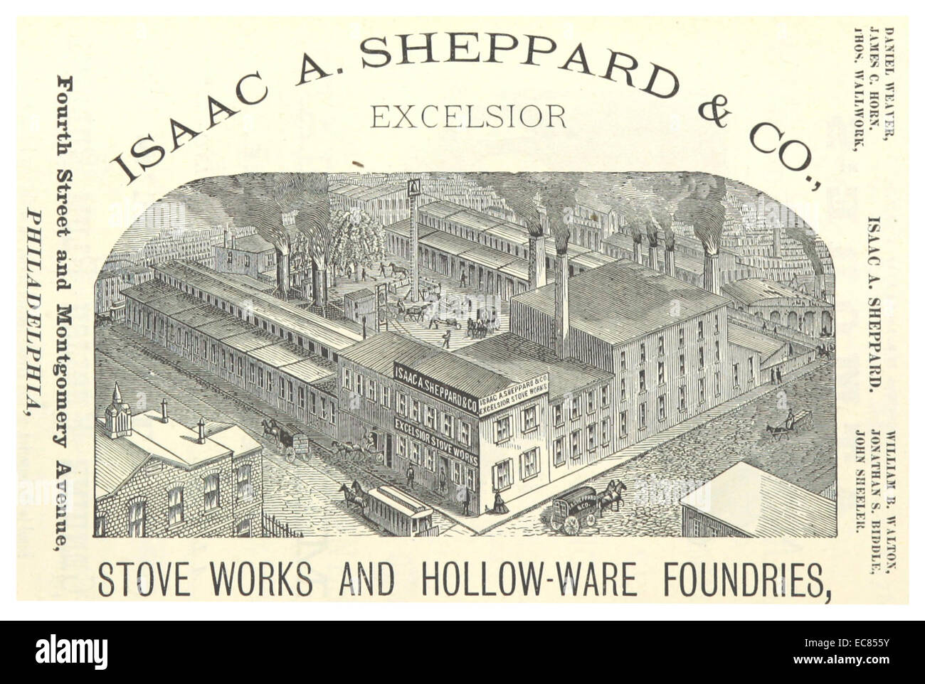(1876Exhib) p694 - Philadelphia, SHEPPARD & CO Stock Photo