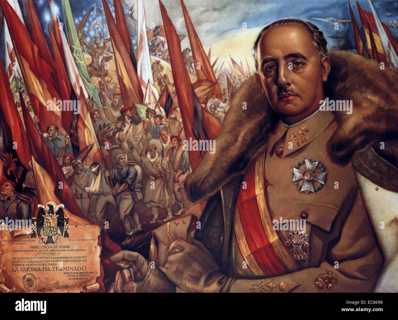 Francisco Franco Bahamonde (1892 – 1975) dictator of Spain from 1939 to his death in 1975 Stock Photo
