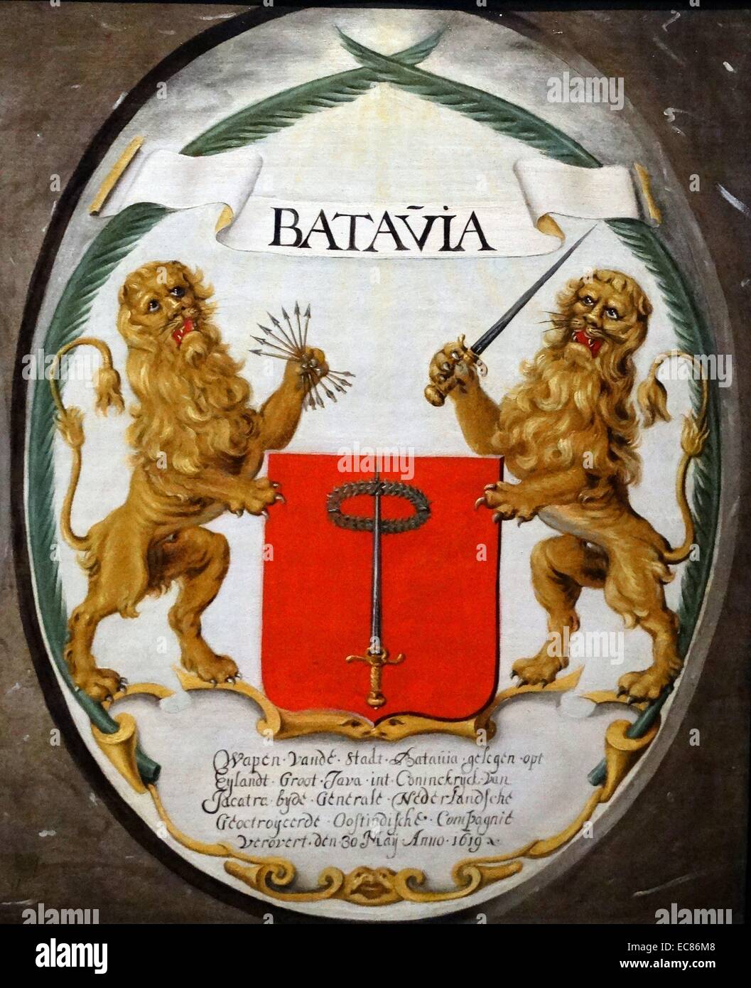 Coat of arms of batavia hi-res stock photography and images Coat of arms of batavia hi-res stock photography and images