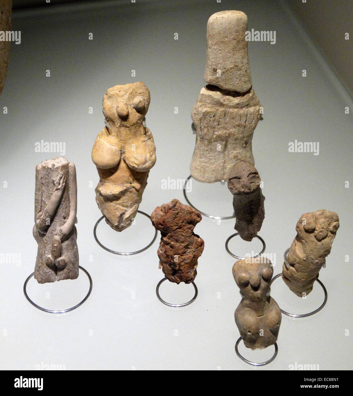 Human figurines from the Natufian and NeolithicPeriod cultures. From