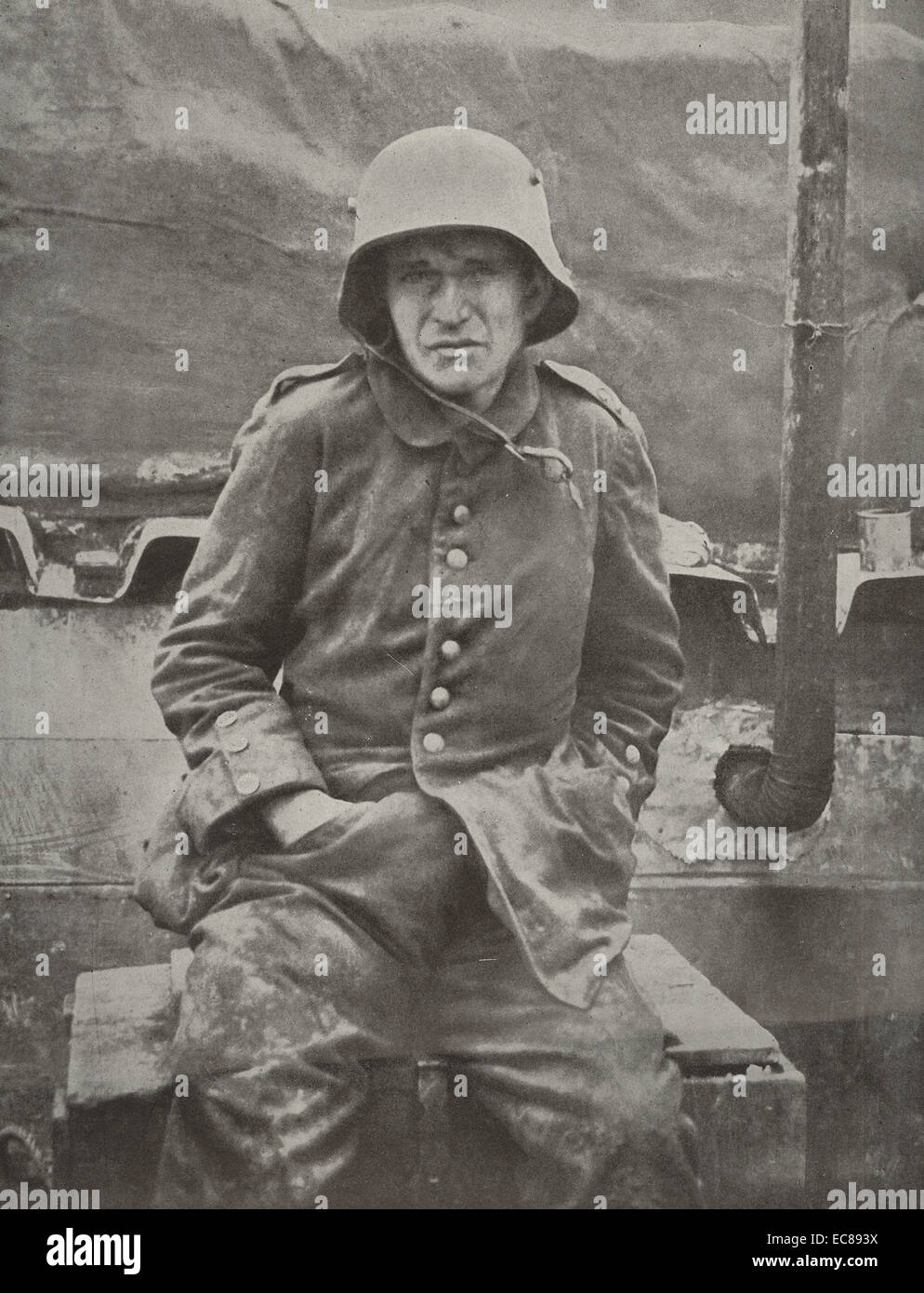 A German prisoner of the end of 1916. Stock Photo