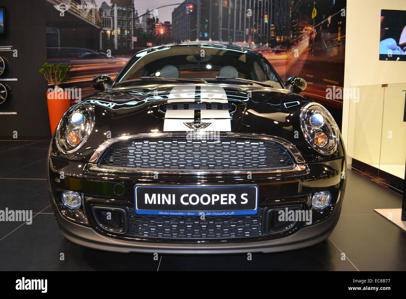 Mini Cooper S On Display At Qatar Motor Show Second Exhibition On