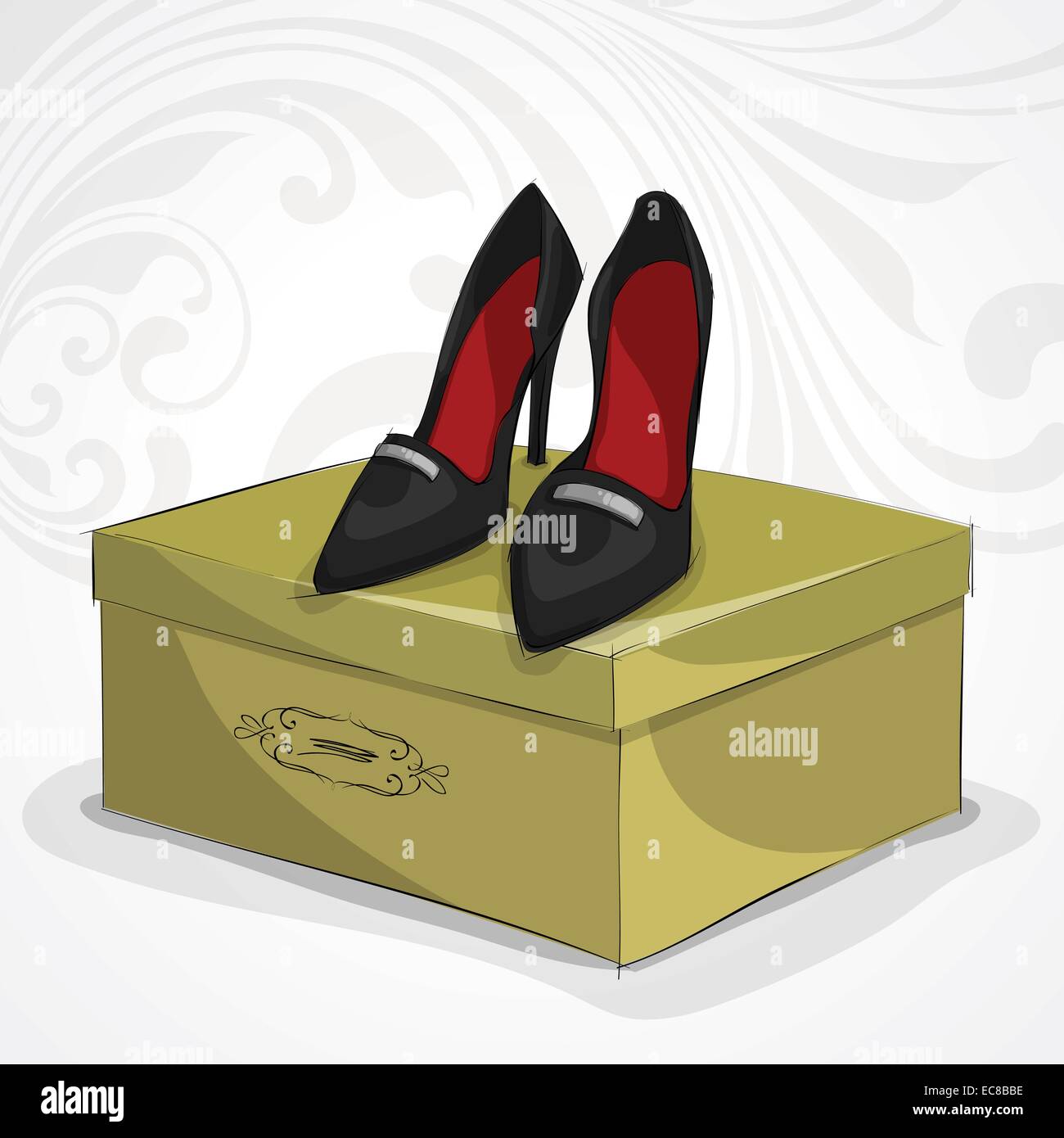 vector beautiful pair of shoes with high heel  Diseños de zapatos, Tipos  de zapatos, Zapatos dibujos