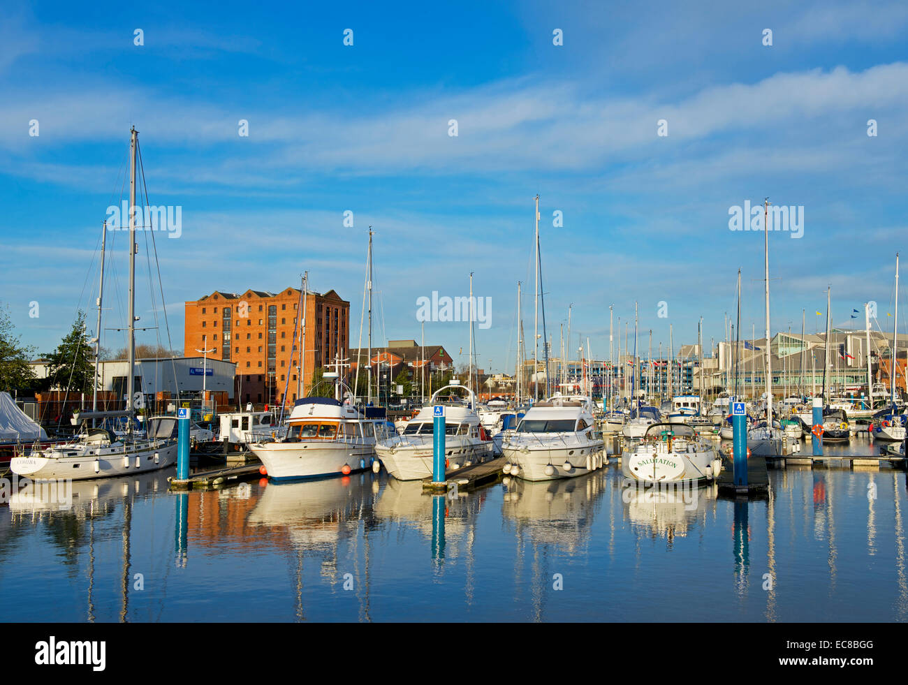 Hull Marina, Humberside, East Yorkshire, England UK Stock Photo