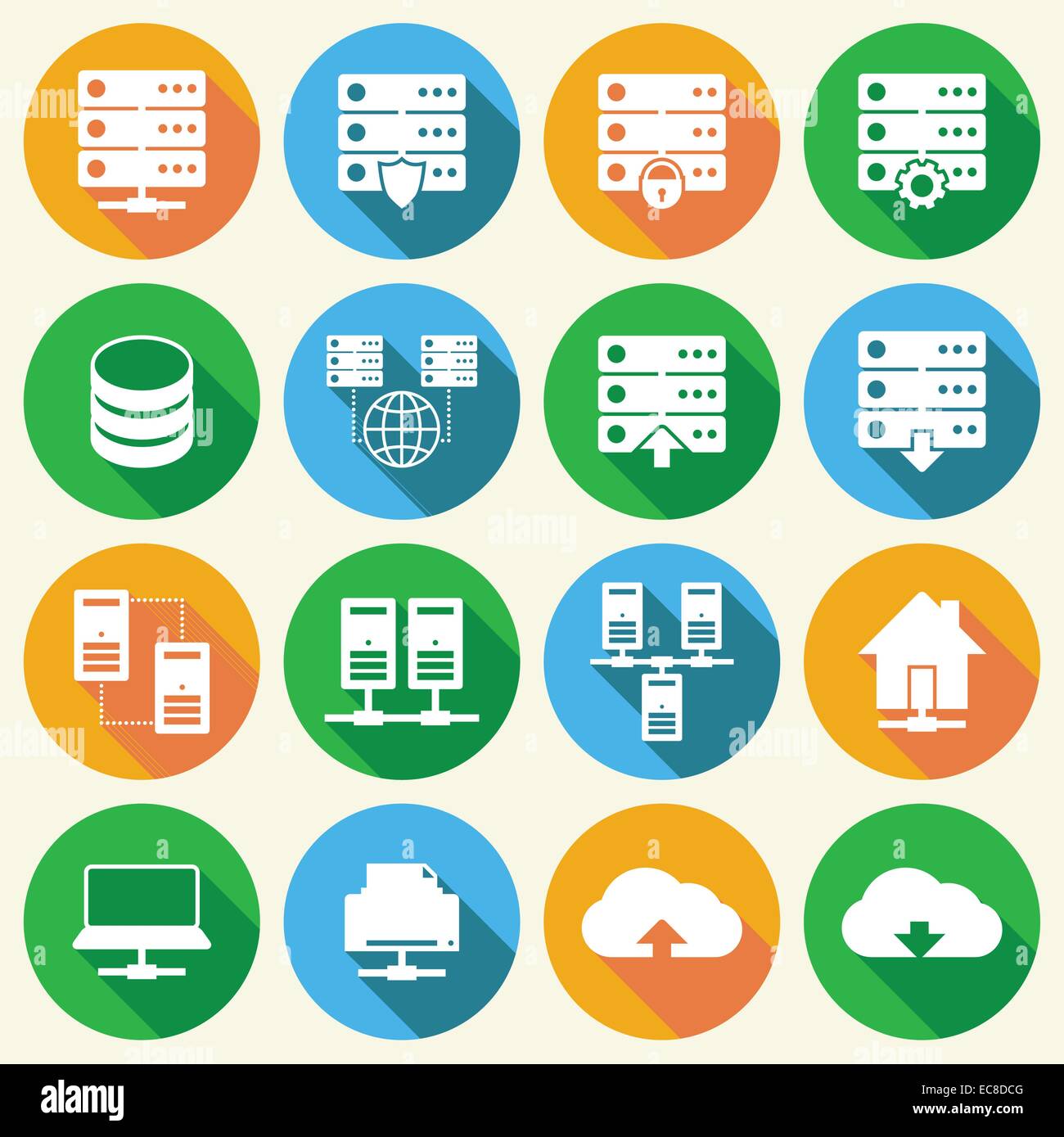 Network infrastructure vector vectors Stock Vector Images - Alamy