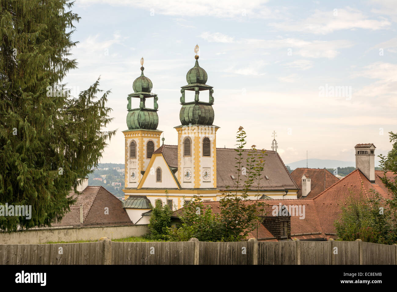 The Pilgrimage Church Mariahilf in Passau (Bavaria, Germany) Stock Photo
