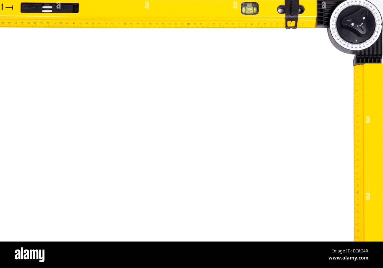 t-square isolate on the white background Stock Photo - Alamy