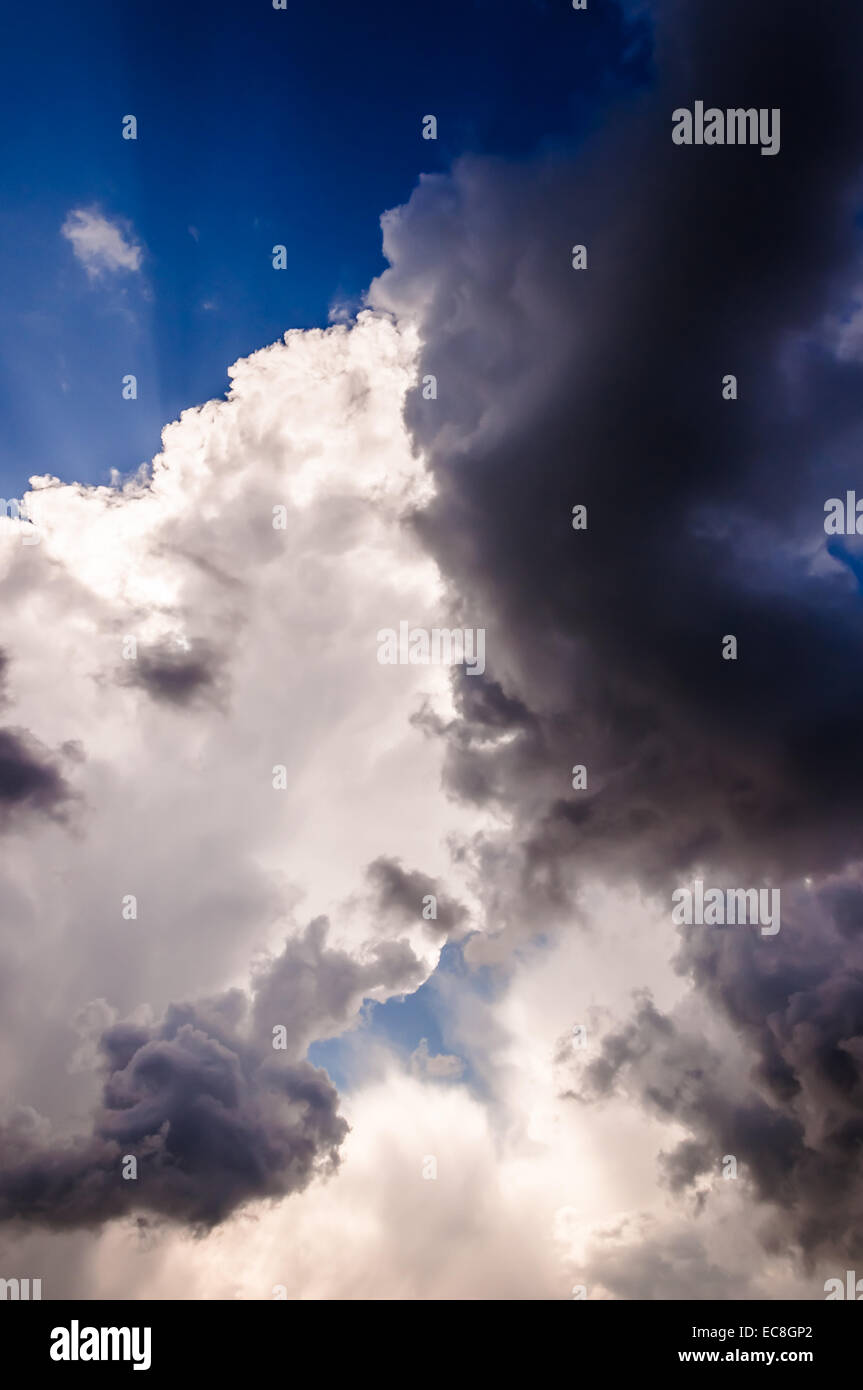 Dramatic sky with stormy clouds , the landscape Stock Photo - Alamy