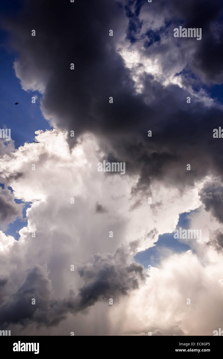 Dramatic sky with stormy clouds , the landscape Stock Photo - Alamy