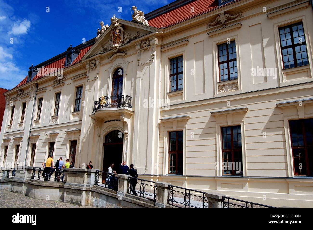 BERLIN, GERMANY: The 18th century Palace entrance to the Judisches Museum Berlin Stock Photo