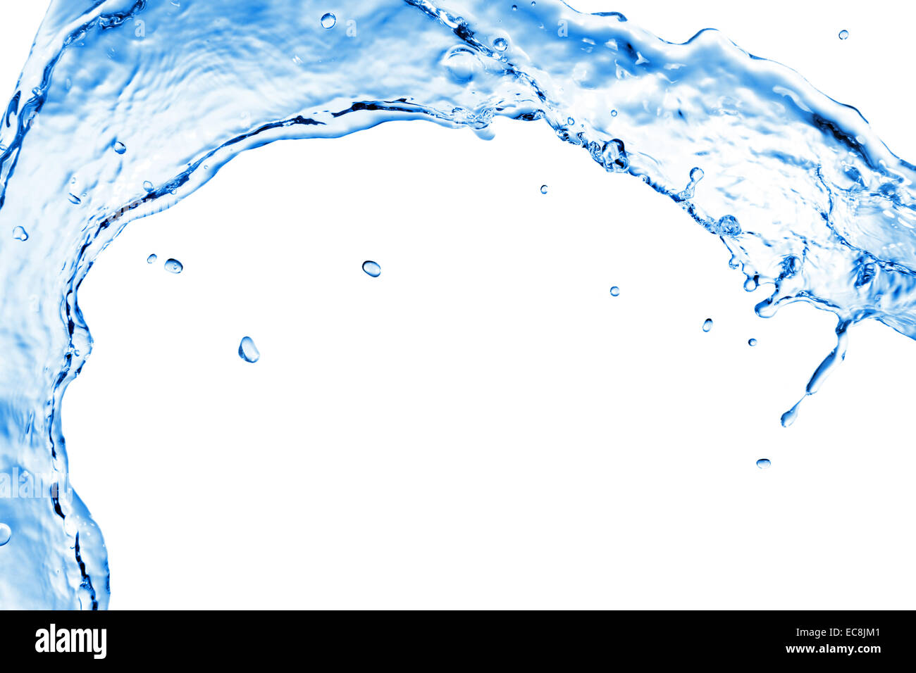 abstract water splash isolated on white Stock Photo - Alamy