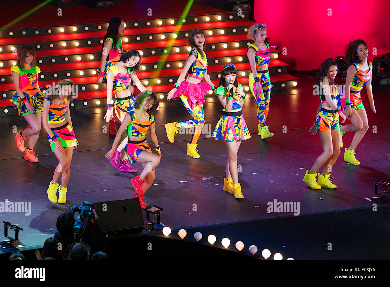 E Girls December 10 14 Tokyo Japan E Girls Performs At The Stock Photo Alamy