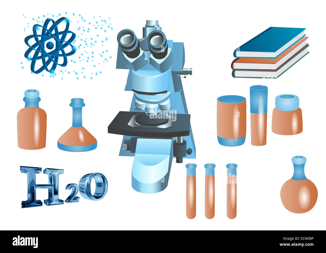 chemistry set vector Stock Photo Alamy
