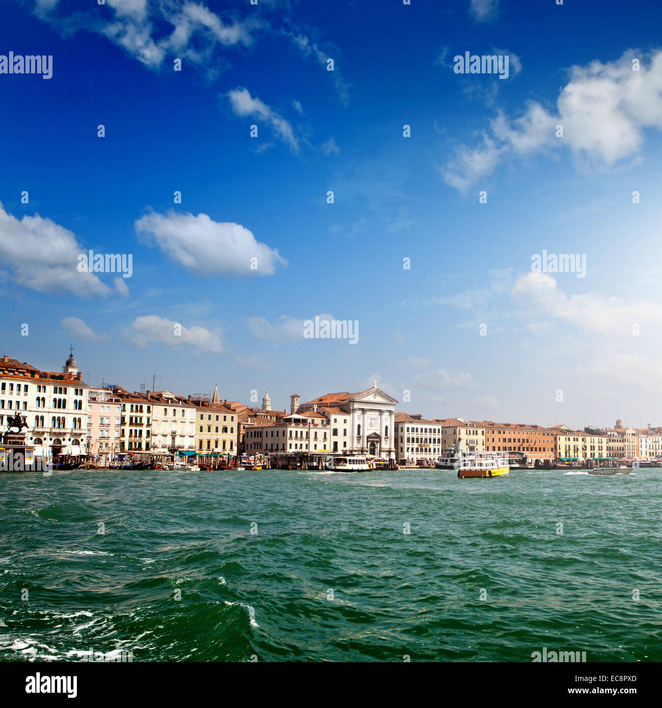 View of Veince from sea Stock Photo - Alamy