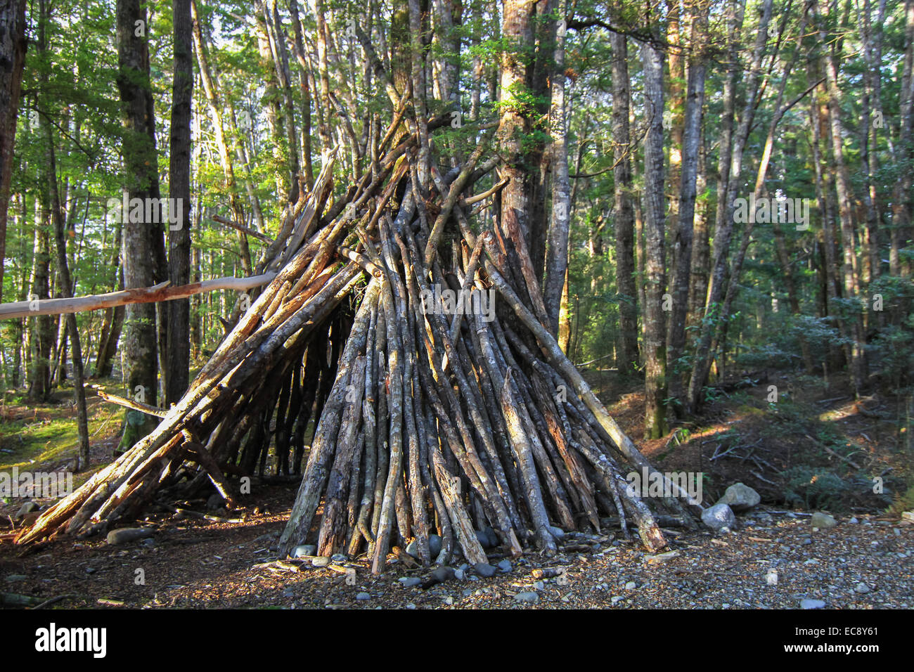 Teepee shelter hi res stock photography and images Alamy