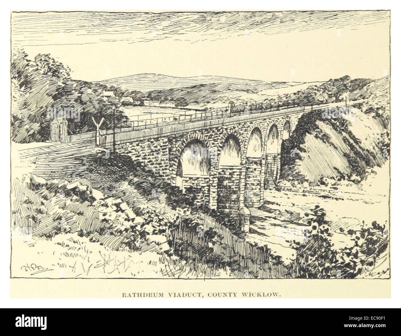 FRENCH(1891) p345 RATHDRUM VIADUC2B4CT, COUNTY WICKLOW Stock Photo