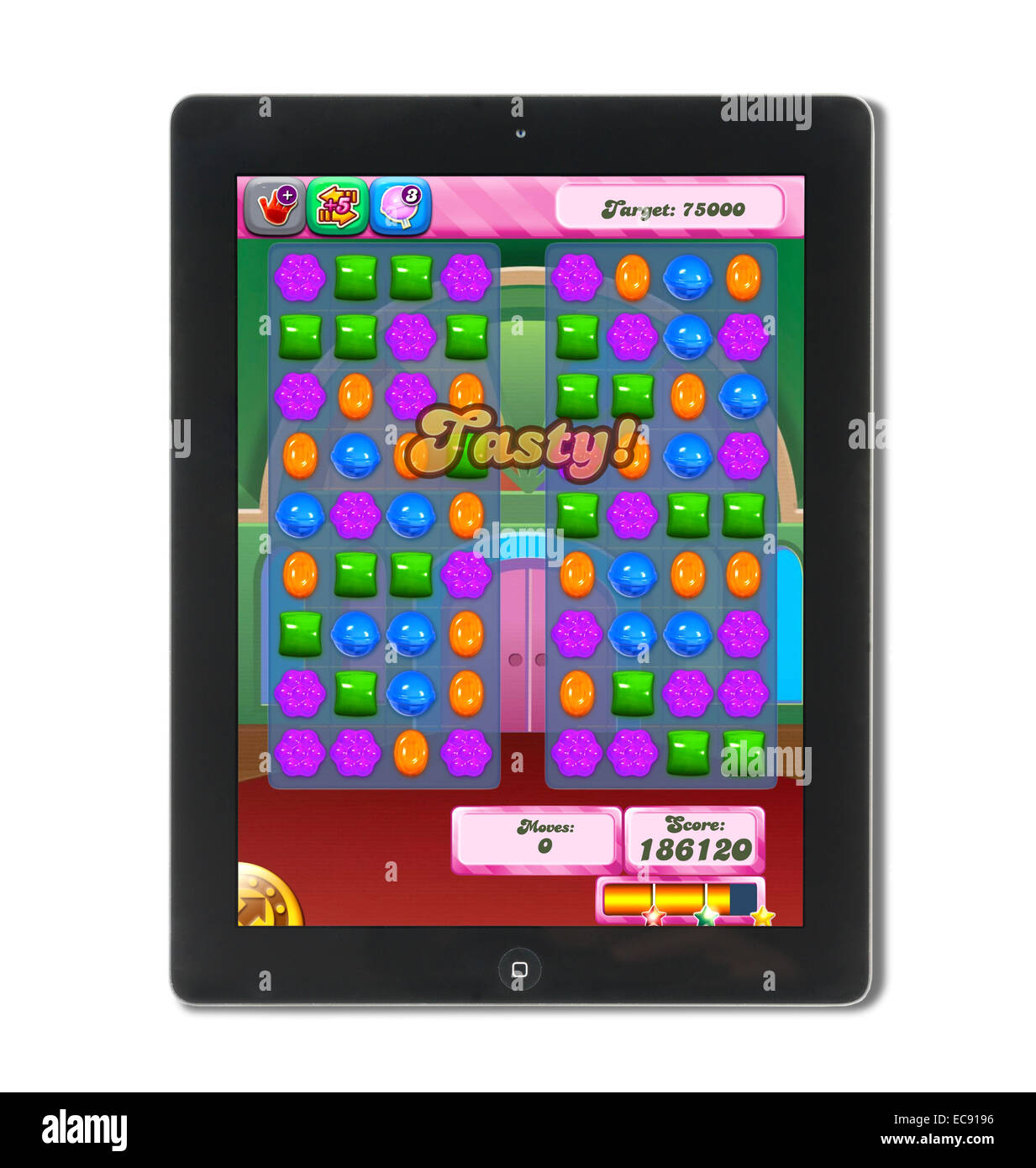 candy crush online entertainment Stock Photo - Alamy