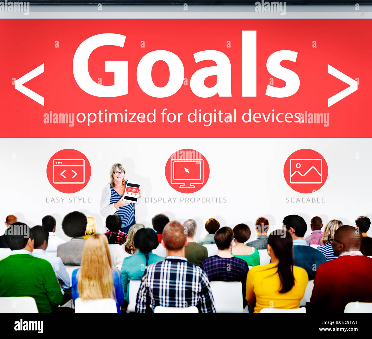 Goals Dreams Hope Target Seminar Conference Learning Concept Stock