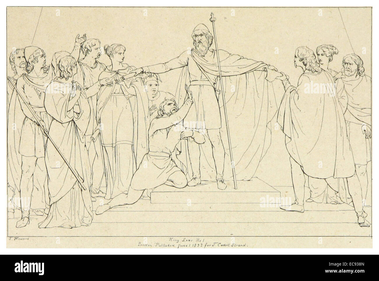 HOWARD(1828-33) Shakspeare, King Lear, vol5, p093 Stock Photo