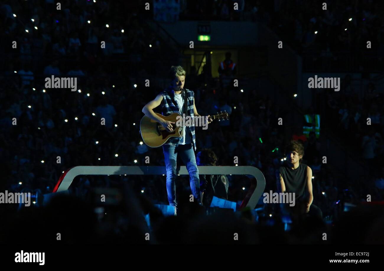 One Direction play their second night at Wembley Arena Featuring: Niall ...