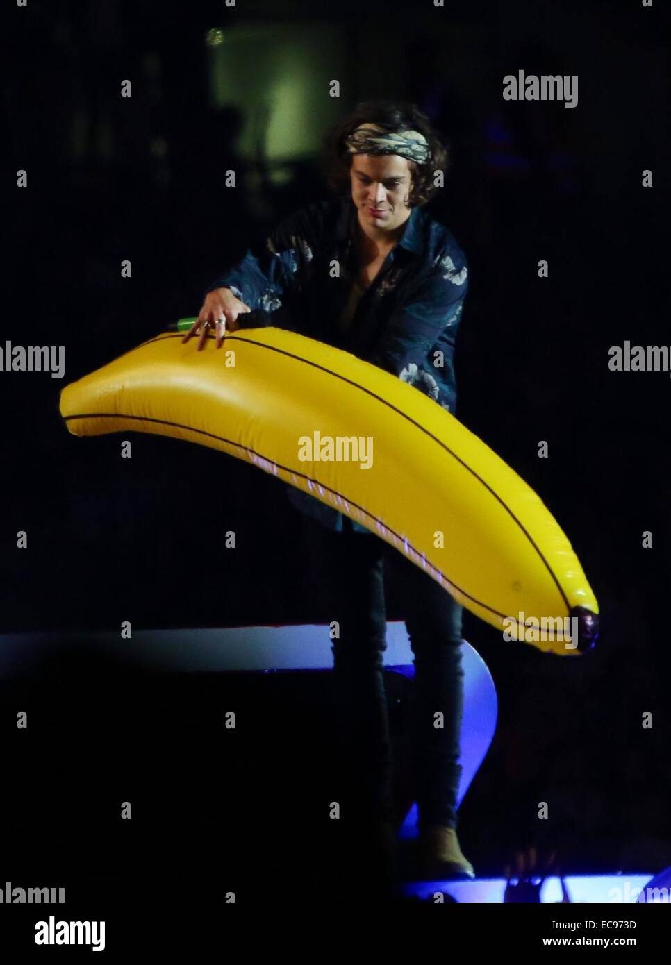 One Direction play their second night at Wembley Arena Featuring: Harry ...