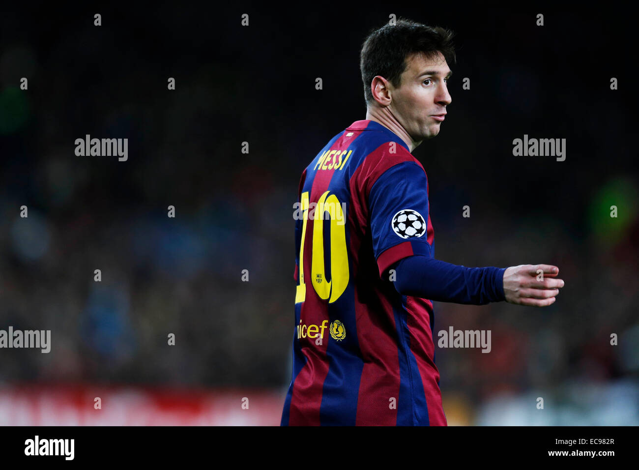 Lionel Messi (Barcelona), DECEMBER 10, 2014 - Football / Soccer : UEFA