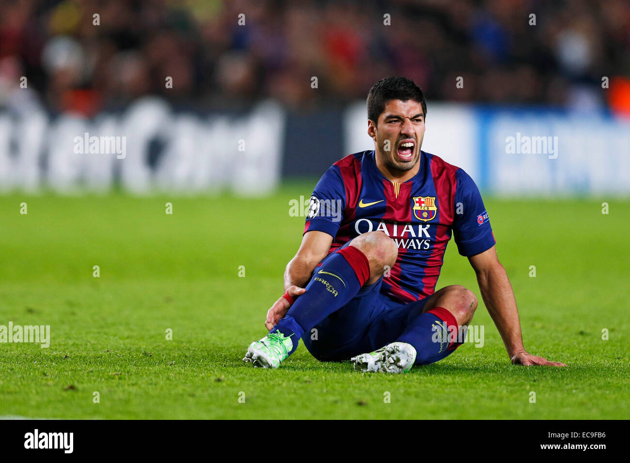 Luis Suarez (Barcelona), DECEMBER 10, 2014 - Football / Soccer : UEFA  Champions League Group F match between FC, image size:1300x956