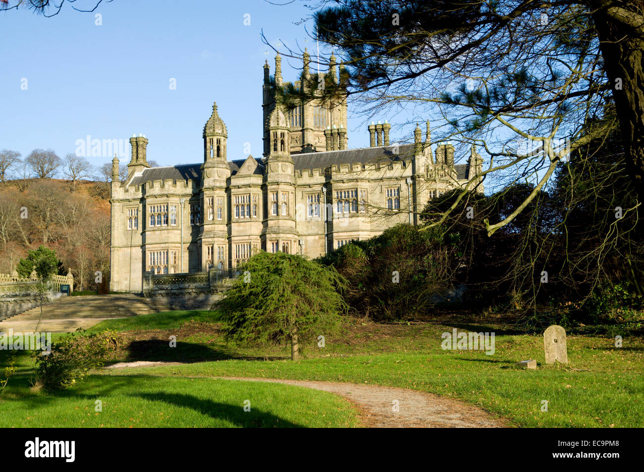 Margam Manor, Victorian Manor House, Port Talbot, South Wales Stock