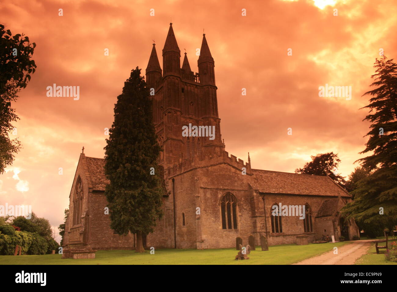 St Sampson's church, Cricklade Stock Photo Alamy
