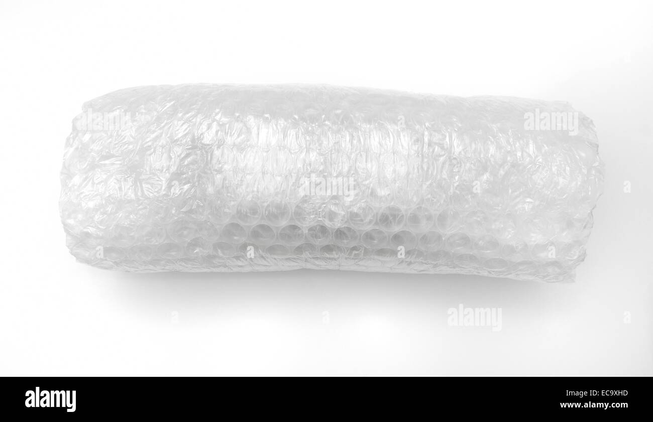 A package protected by bubble wrap Stock Photo Alamy