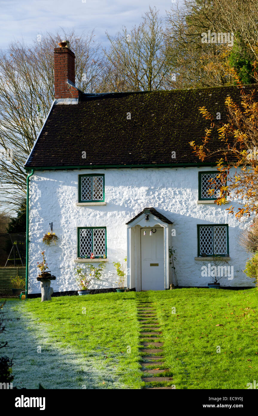 Country Cottage St Fagans Cardiff Wales Uk Stock Photo