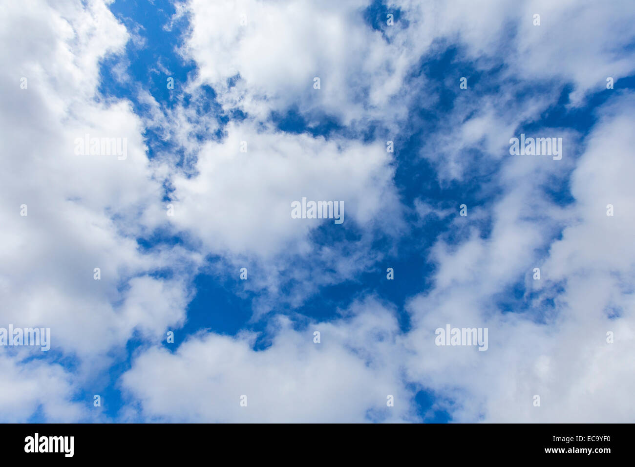 Cloudy blue sky Stock Photo - Alamy