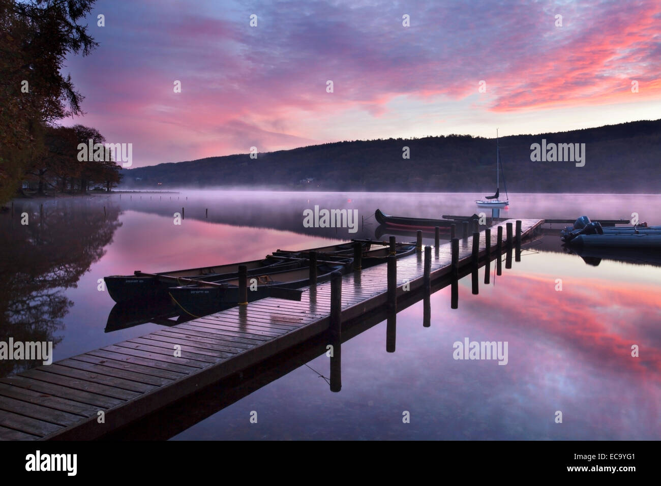 Jetty Coniston Water High Resolution Stock Photography and Images - Alamy