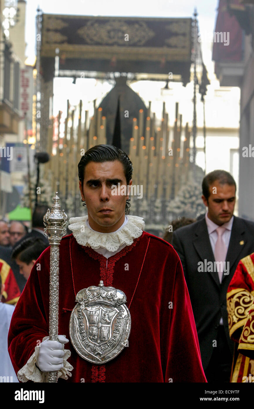 semana santa de Sevilla, incienso Stock Photo