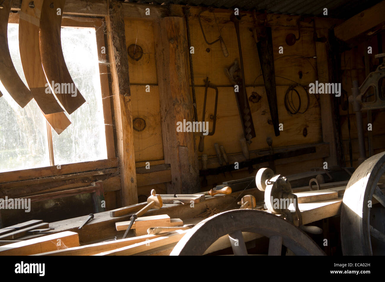 Tools and Workbench, Carpenters St Fagans National History Museum/Amgueddfa Werin