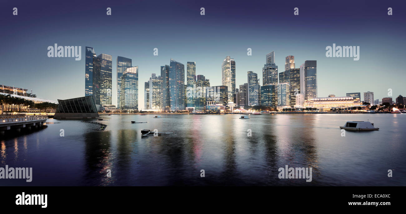 Singapore panoramic hi-res stock photography and images - Alamy