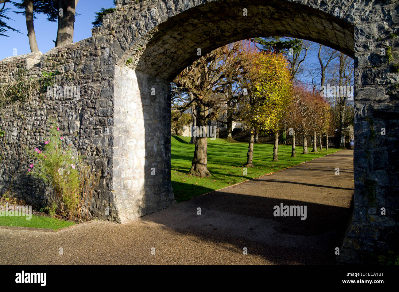 Archway and Gardens, St Fagans National History Museum/Amgueddfa Werin ...