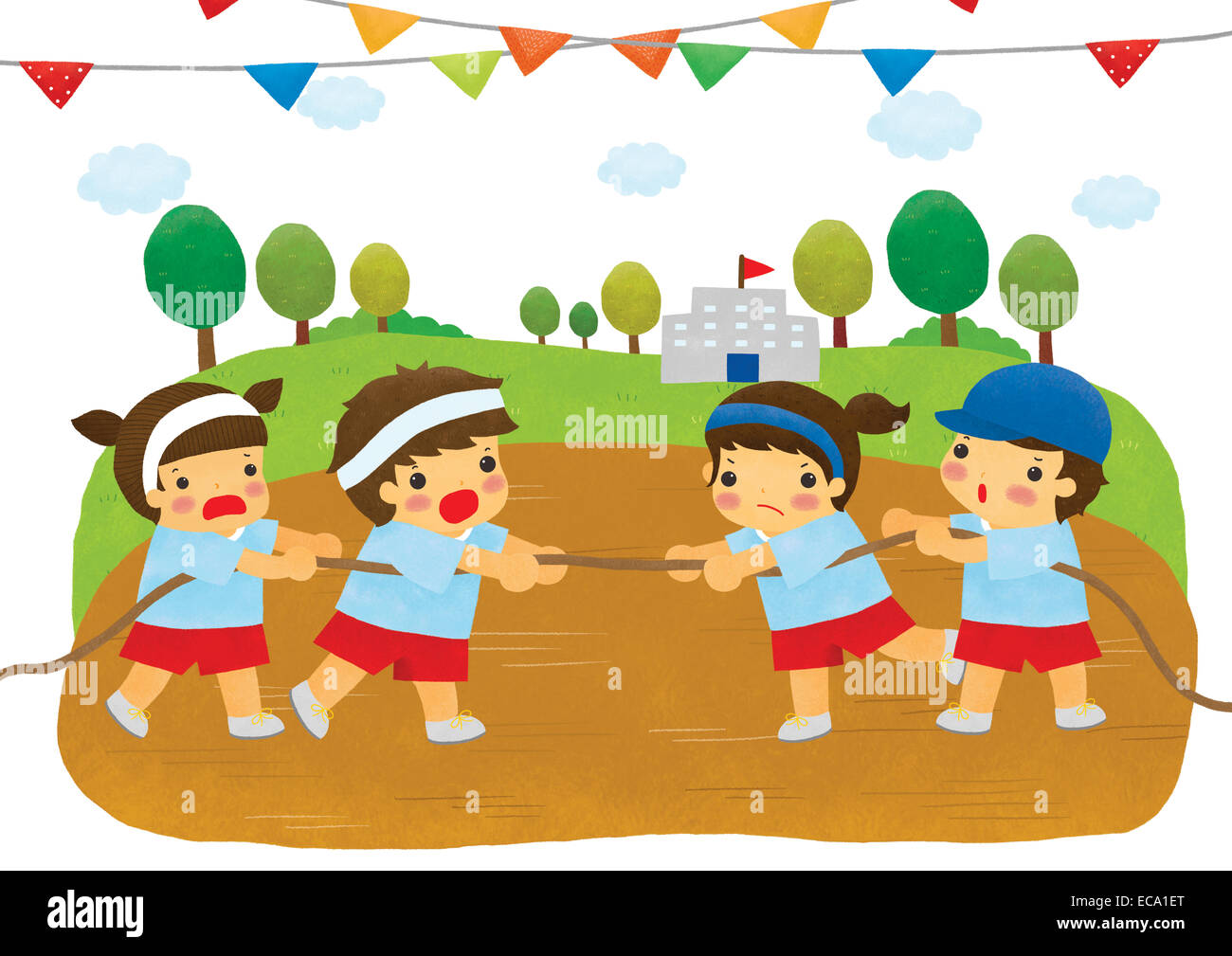 Sports day Cut Out Stock Images & Pictures - Alamy