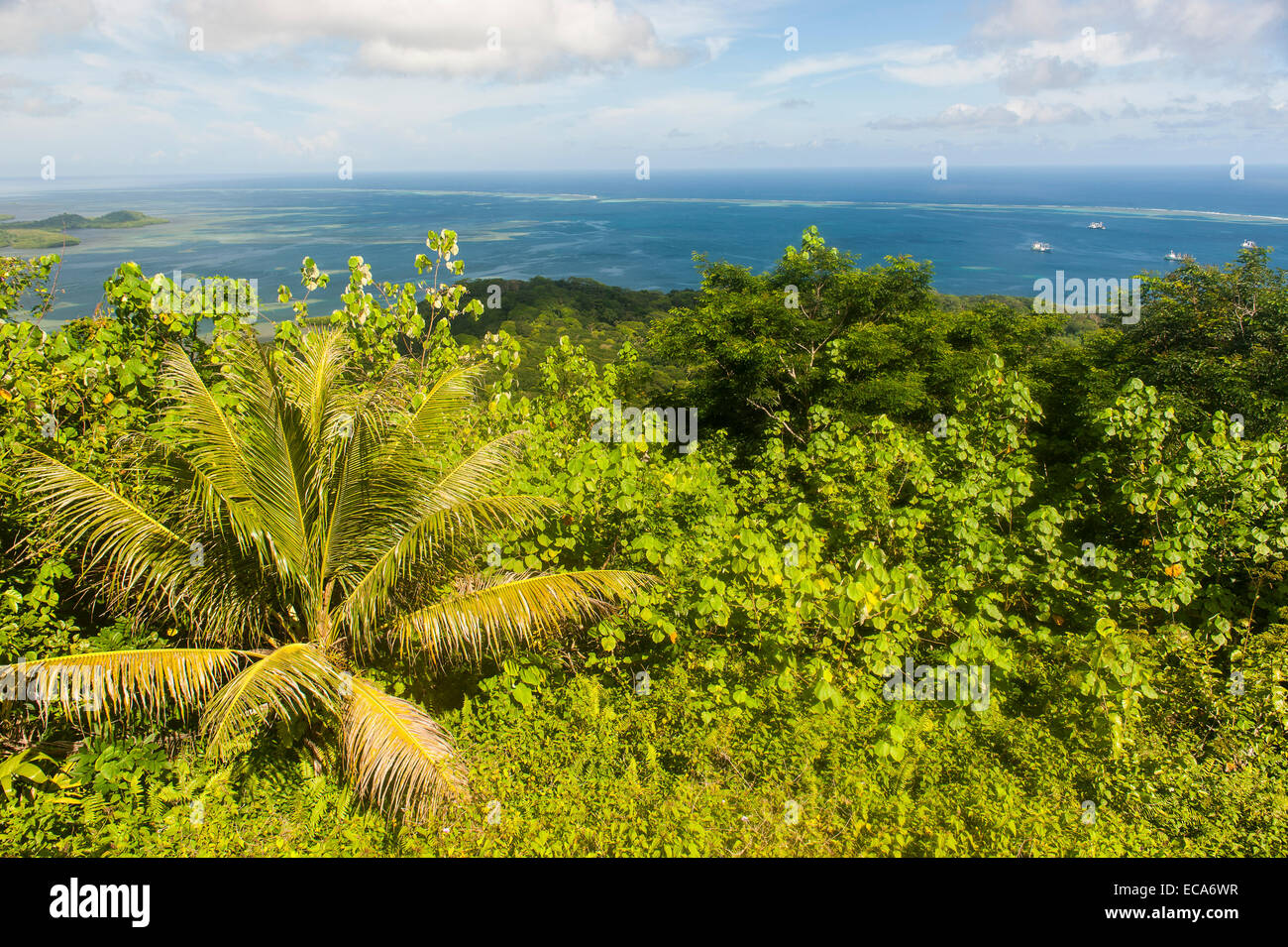 Overlooking the island of Pohnpei, Micronesia Stock Photo Alamy