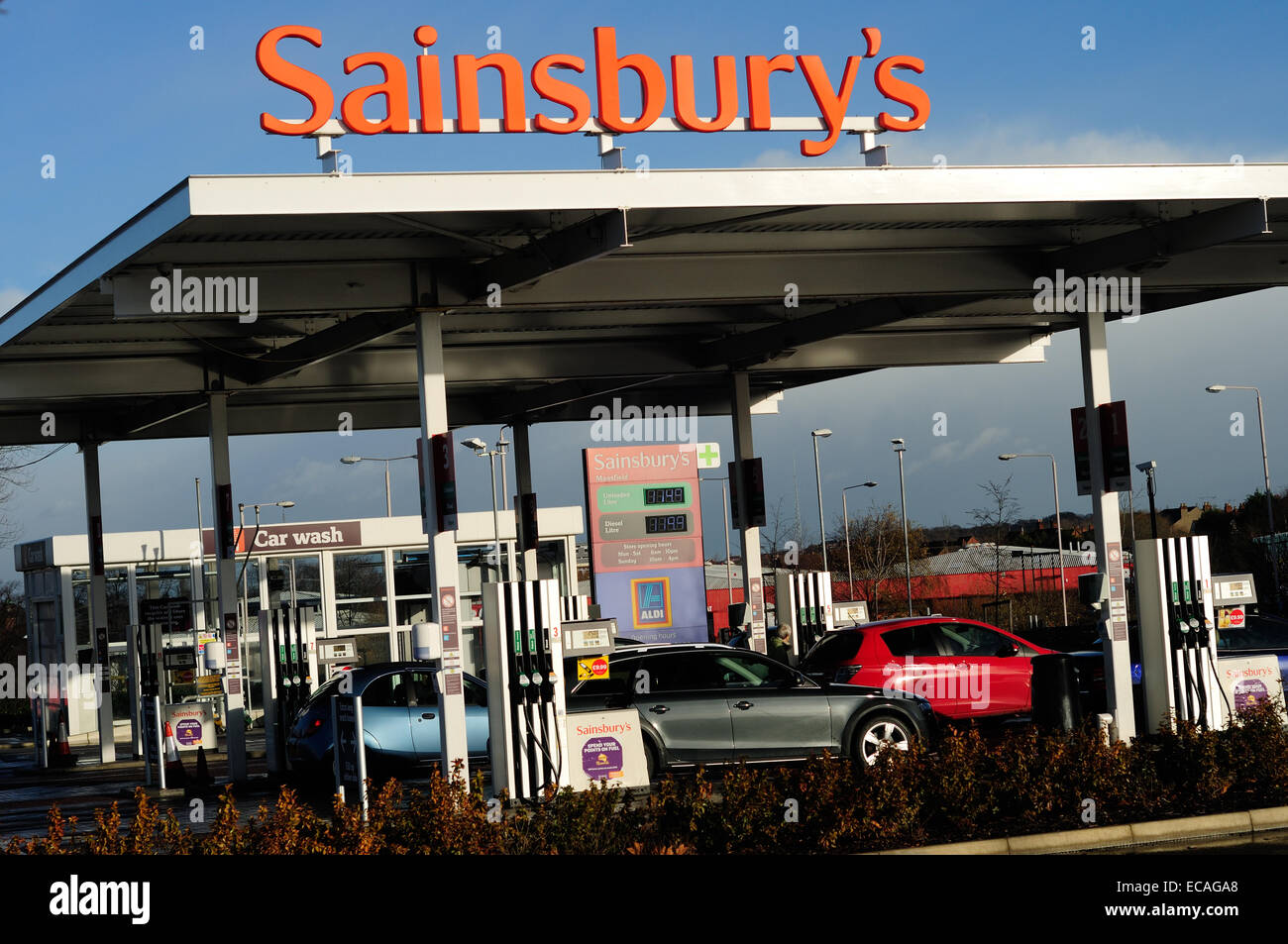 Mansfield, Nottinghamshire, UK. 11th December 2014. The average price