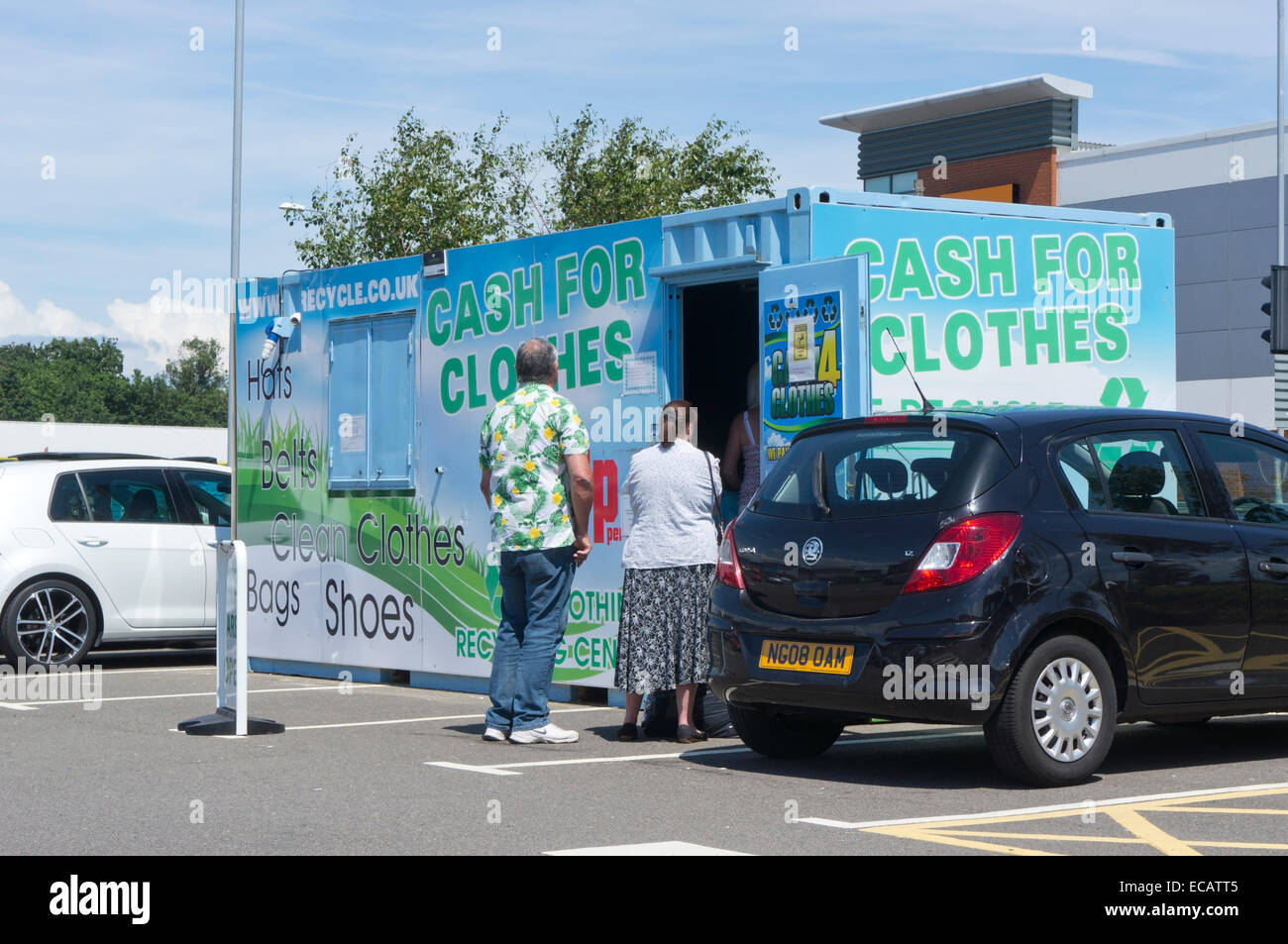 cash for clothes van