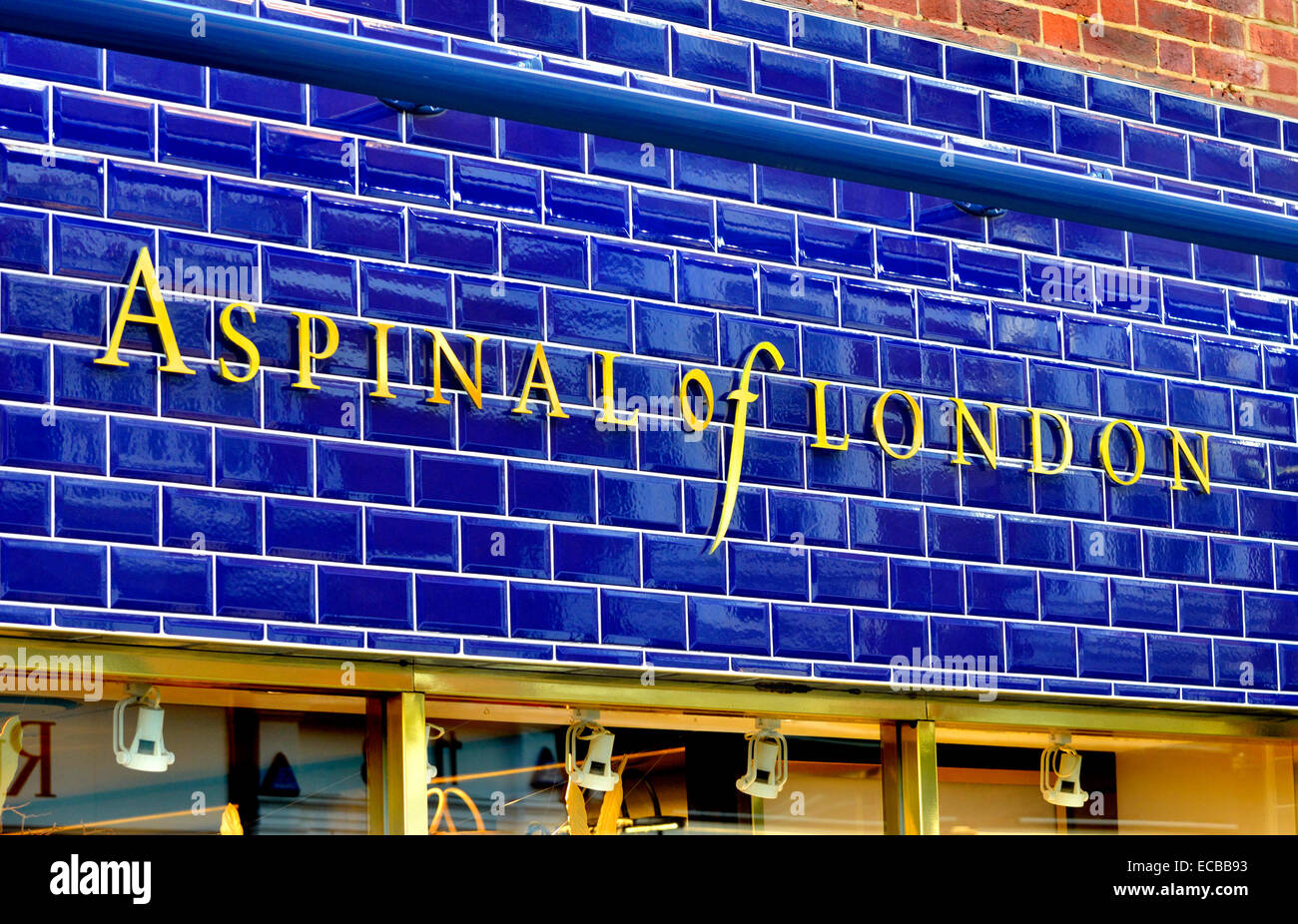 London, England, UK. Aspinal of London, 34 Long Acre. Stock Photo